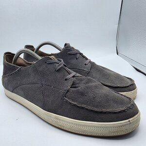 Olukai Pahono Lace Mens Size 10 Gray Shoes Casual Walking Lounge Relaxing